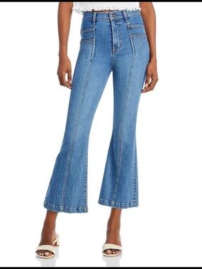 VERONICA BEARD Great Escape Carson Ankle Flare High Rise Jeans Size 27